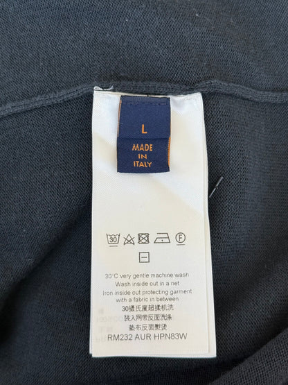 Louis Vuitton Black & White Studios Intarsia T-Shirt