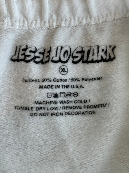 Chrome Hearts Jessie Jo Stark White & Multicolor Horseshoe Sweatpants