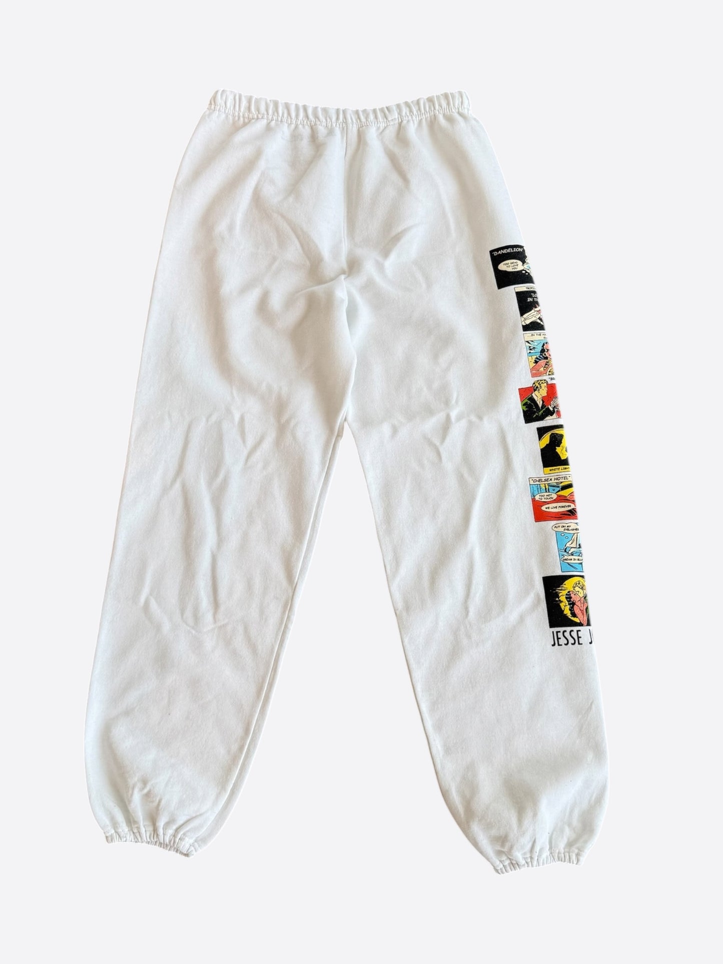 Chrome Hearts Jessie Jo Stark White & Multicolor Horseshoe Sweatpants