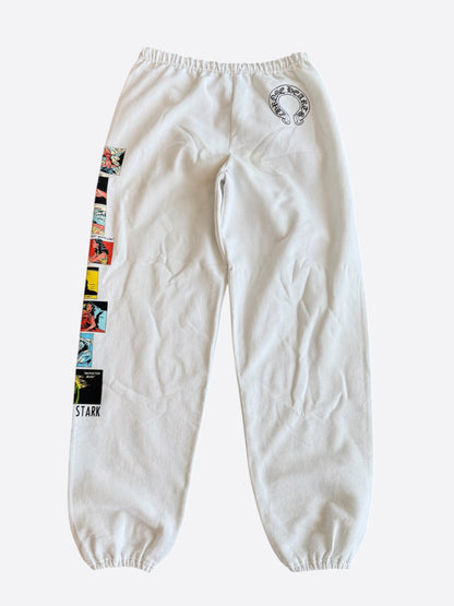 Chrome Hearts Jessie Jo Stark White & Multicolor Horseshoe Sweatpants