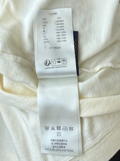 Louis Vuitton White & Blue Le Monde Est A Vous T-Shirt