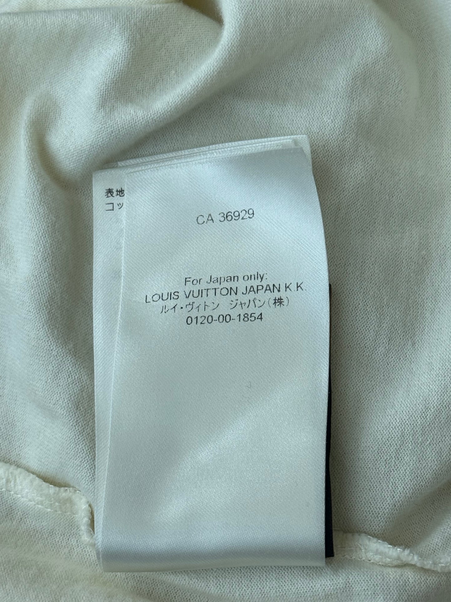Louis Vuitton White & Blue Le Monde Est A Vous T-Shirt