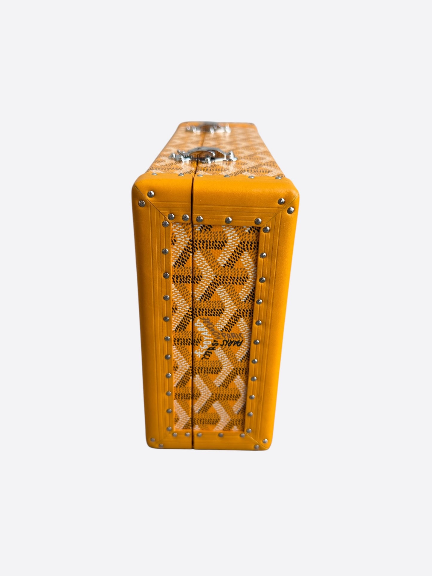 Goyard Yellow Vendome Jewellery Case