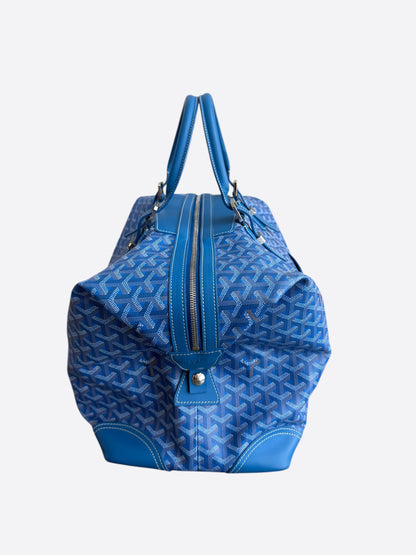 Goyard Blue Bowling 45 Duffel Bag