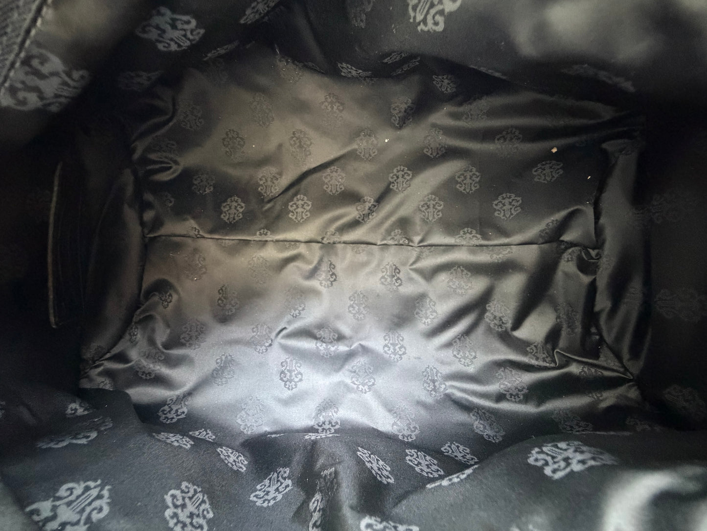 Chrome Hearts Black & Multicolor Leather Cross Patch Duffel Bag