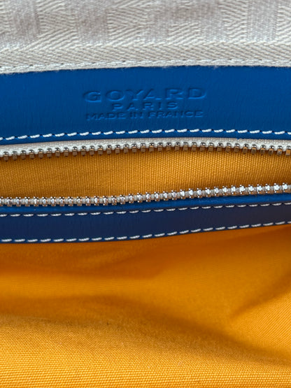 Goyard Blue Bowling 45 Duffel Bag