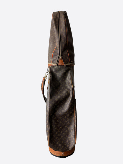 Louis Vuitton Brown Monogram Vintage Golf Bag