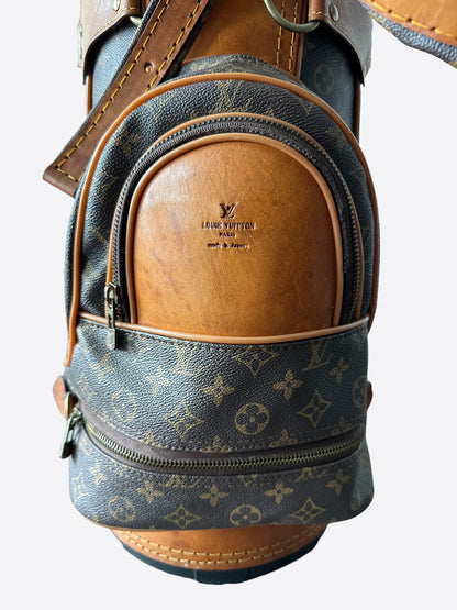 Louis Vuitton Brown Monogram Vintage Golf Bag