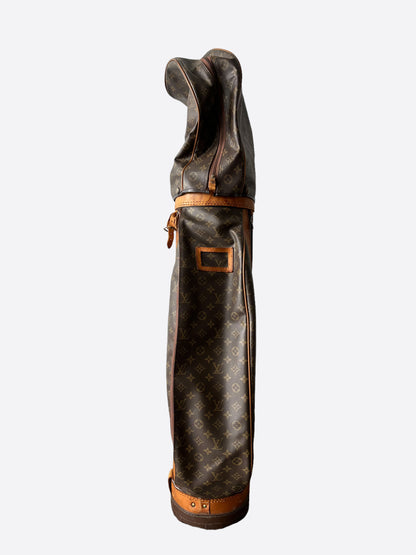 Louis Vuitton Brown Monogram Vintage Golf Bag