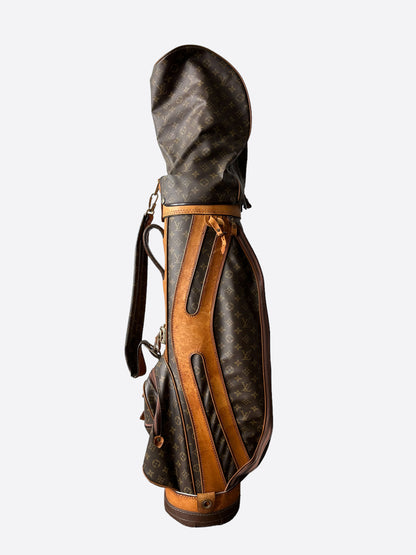 Louis Vuitton Brown Monogram Vintage Golf Bag