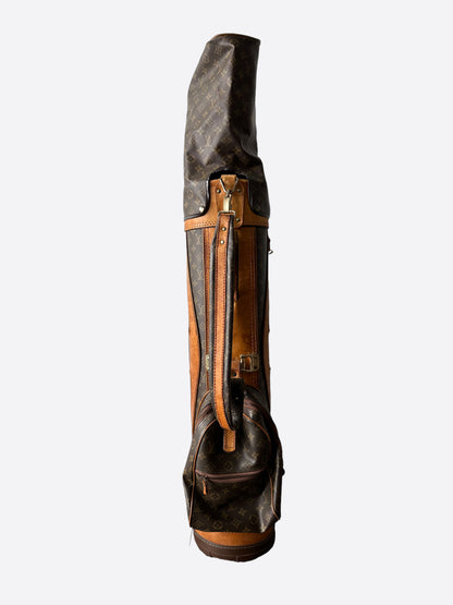 Louis Vuitton Brown Monogram Vintage Golf Bag