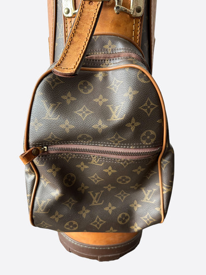 Louis Vuitton Brown Monogram Vintage Golf Bag