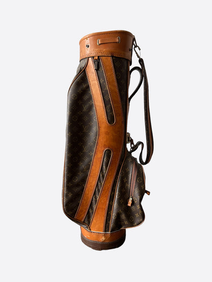 Louis Vuitton Brown Monogram Vintage Golf Bag