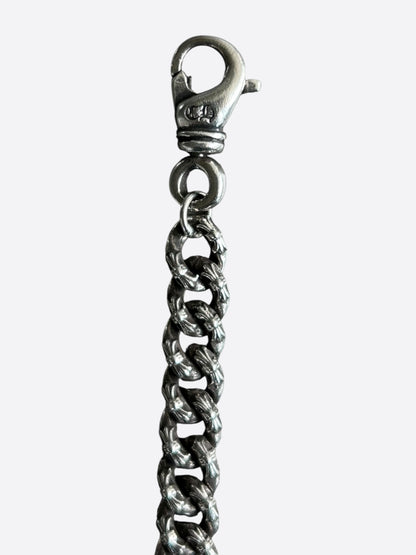 Chrome Hearts Silver Extra Fancy Mini Cuban Bracelet