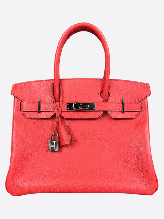 Hermes Red Epsom Birkin 30