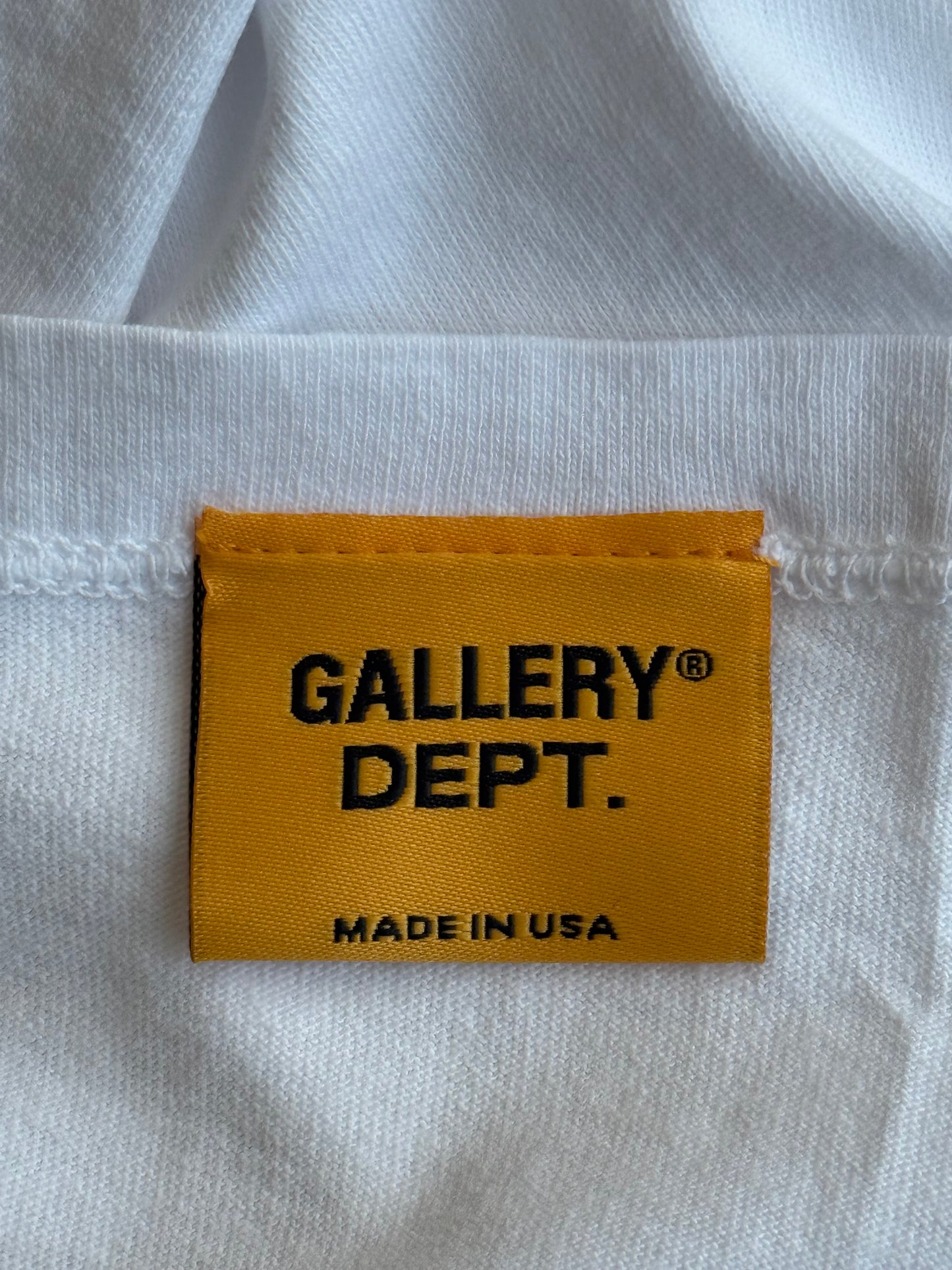 Gallery Dept White Stop Being Racist T-Shirt