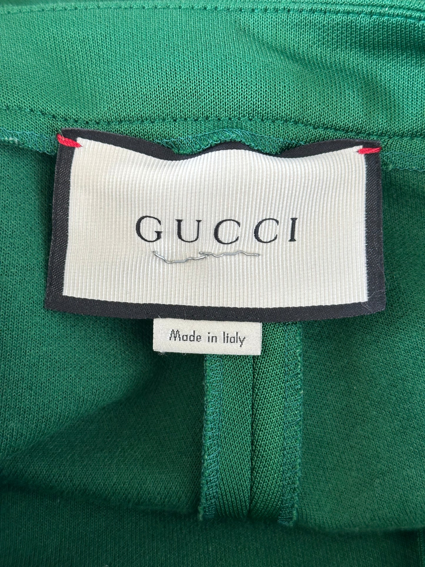 Gucci  Green Floral Striped pants