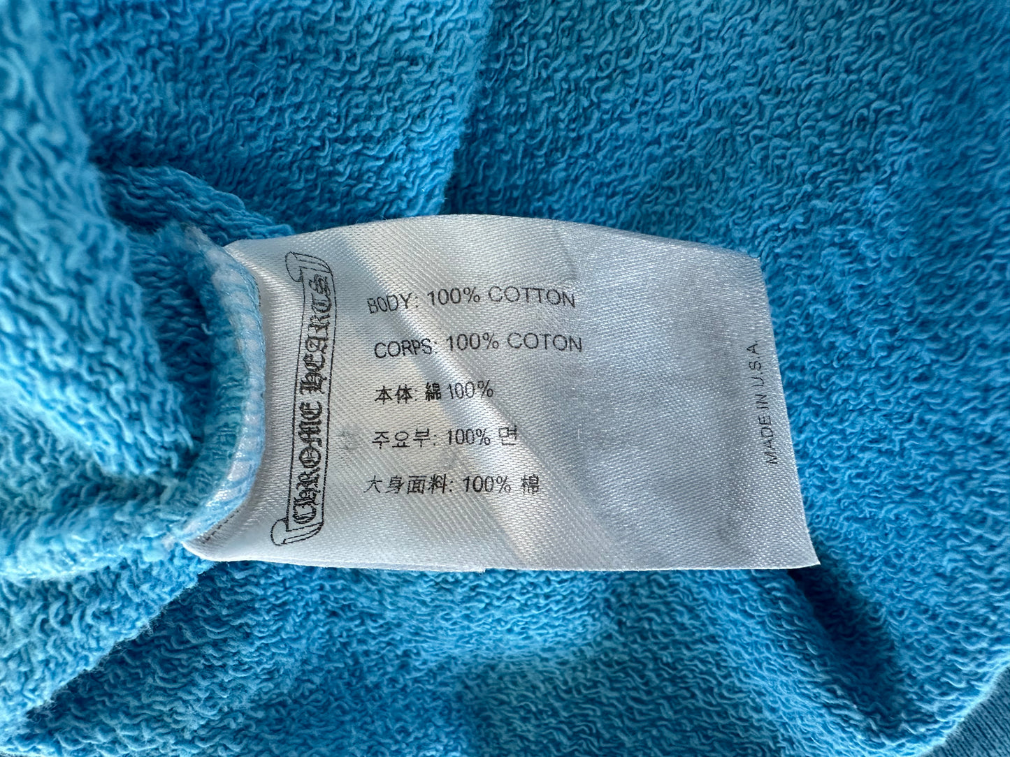 Chrome Hearts Matty Boy Blue Brand New Hoodie