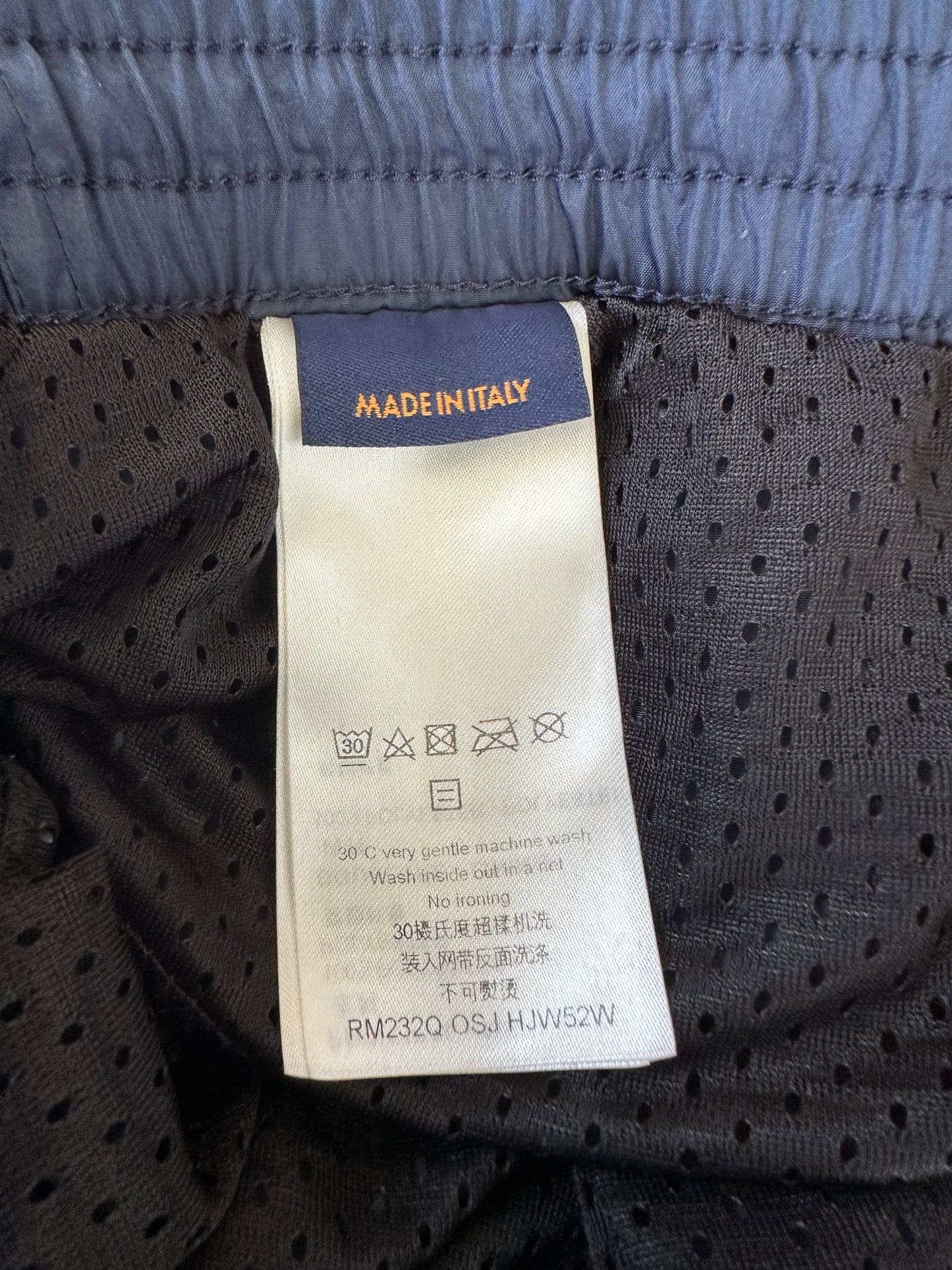 Louis Vuitton Navy Monogram Swim Shorts