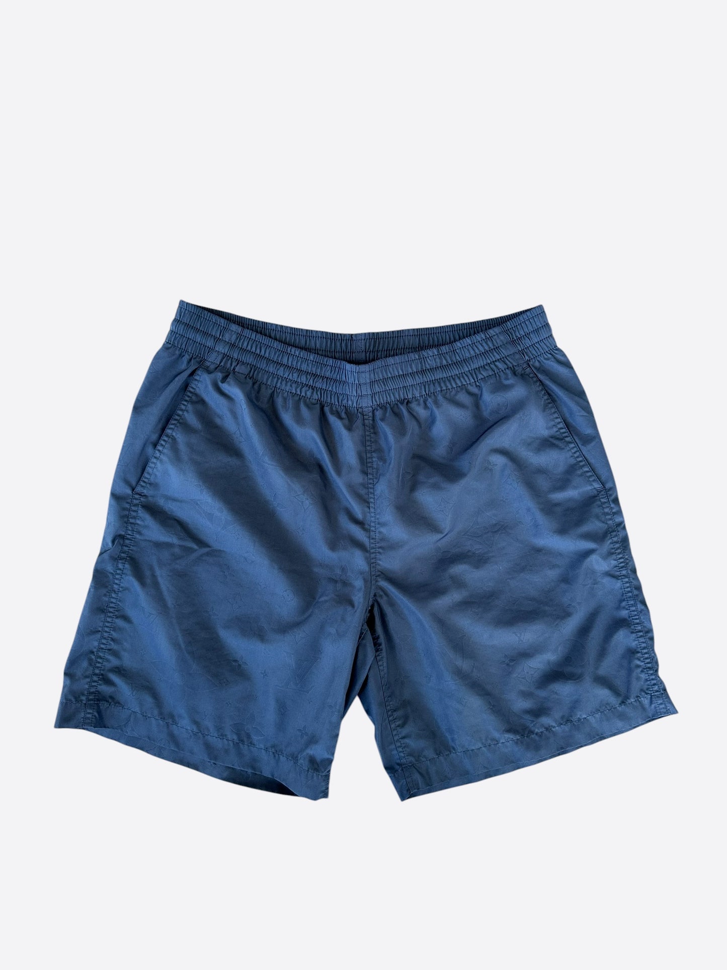 Louis Vuitton Navy Monogram Swim Shorts