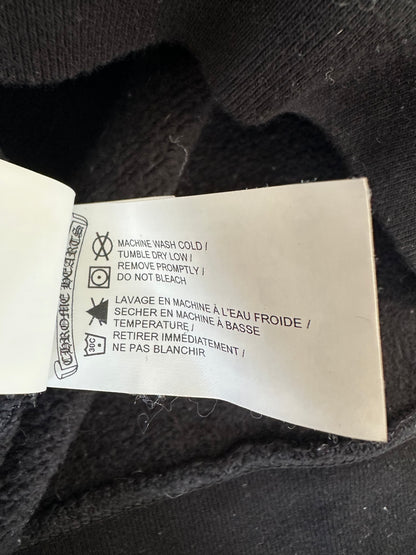 Chrome Hearts Black & White Triple Cross Embroidered Hoodie