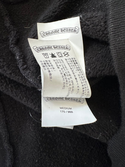 Chrome Hearts Black & White Triple Cross Embroidered Hoodie