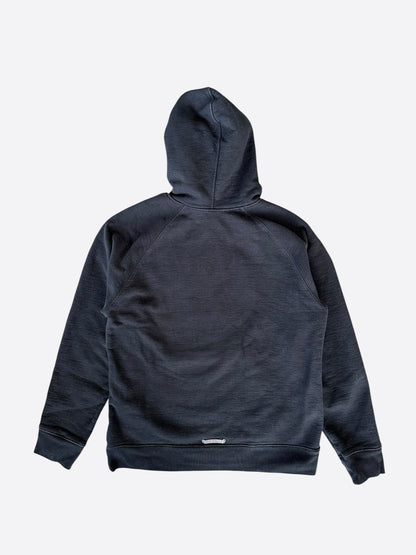 Chrome Hearts Black & White Triple Cross Embroidered Hoodie