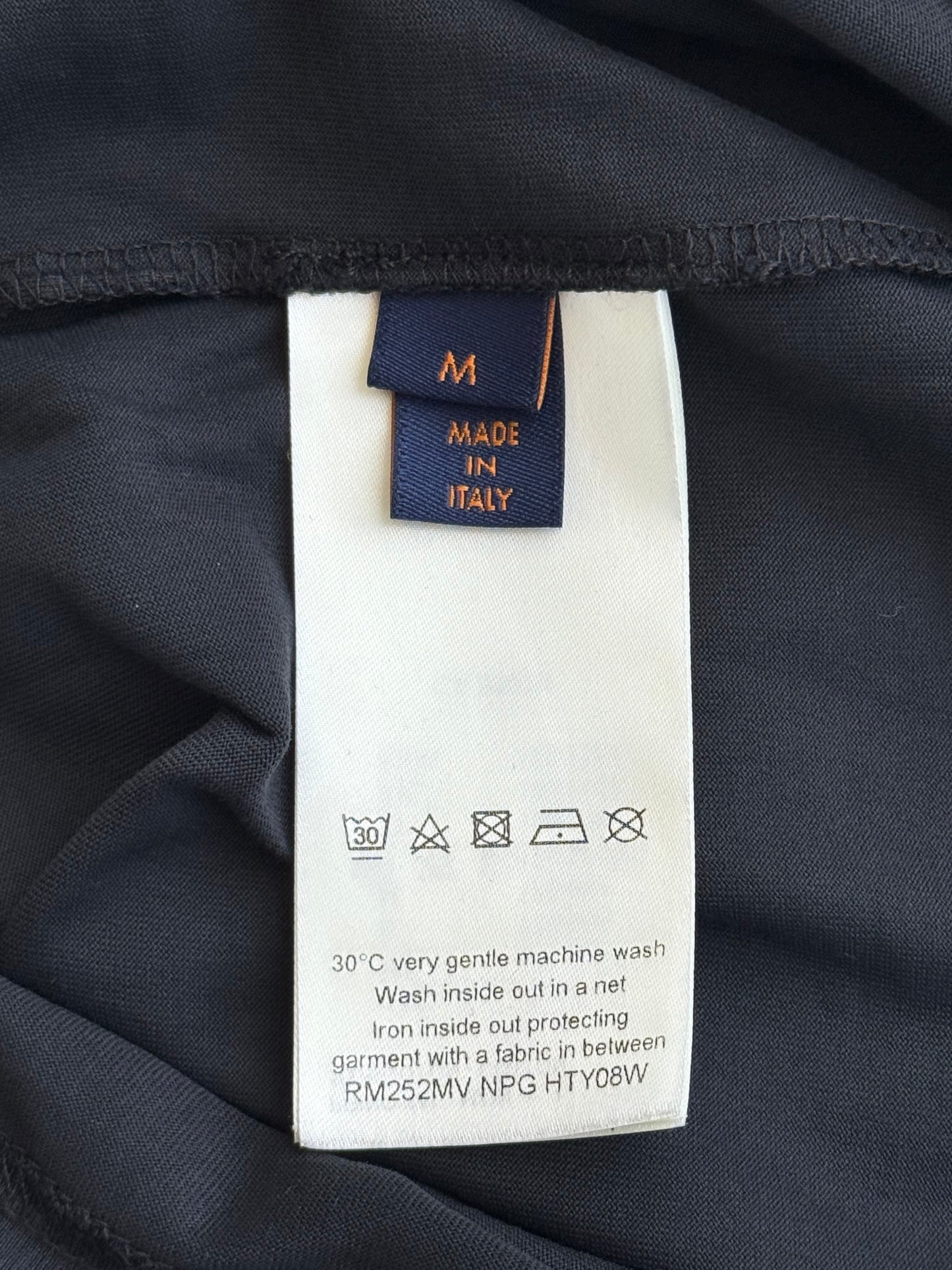 Louis Vuitton Black & Iridescent Logo T-shirt