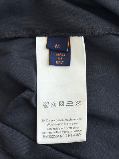 Louis Vuitton Black & Iridescent Logo T-shirt
