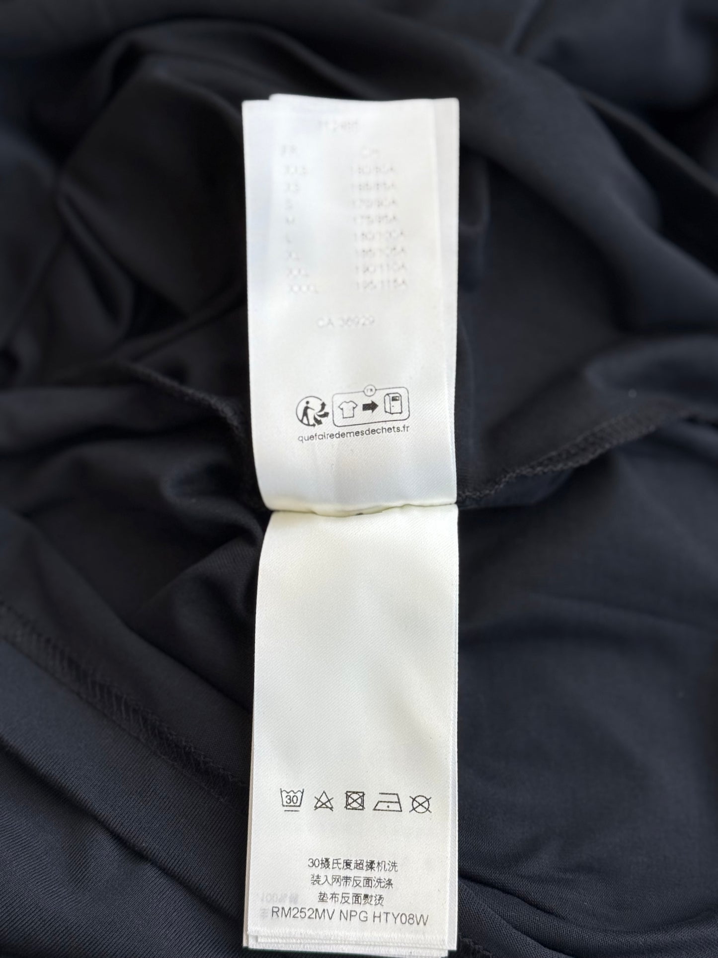 Louis Vuitton Black & Iridescent Logo T-shirt