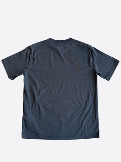 Louis Vuitton Black & Iridescent Logo T-shirt