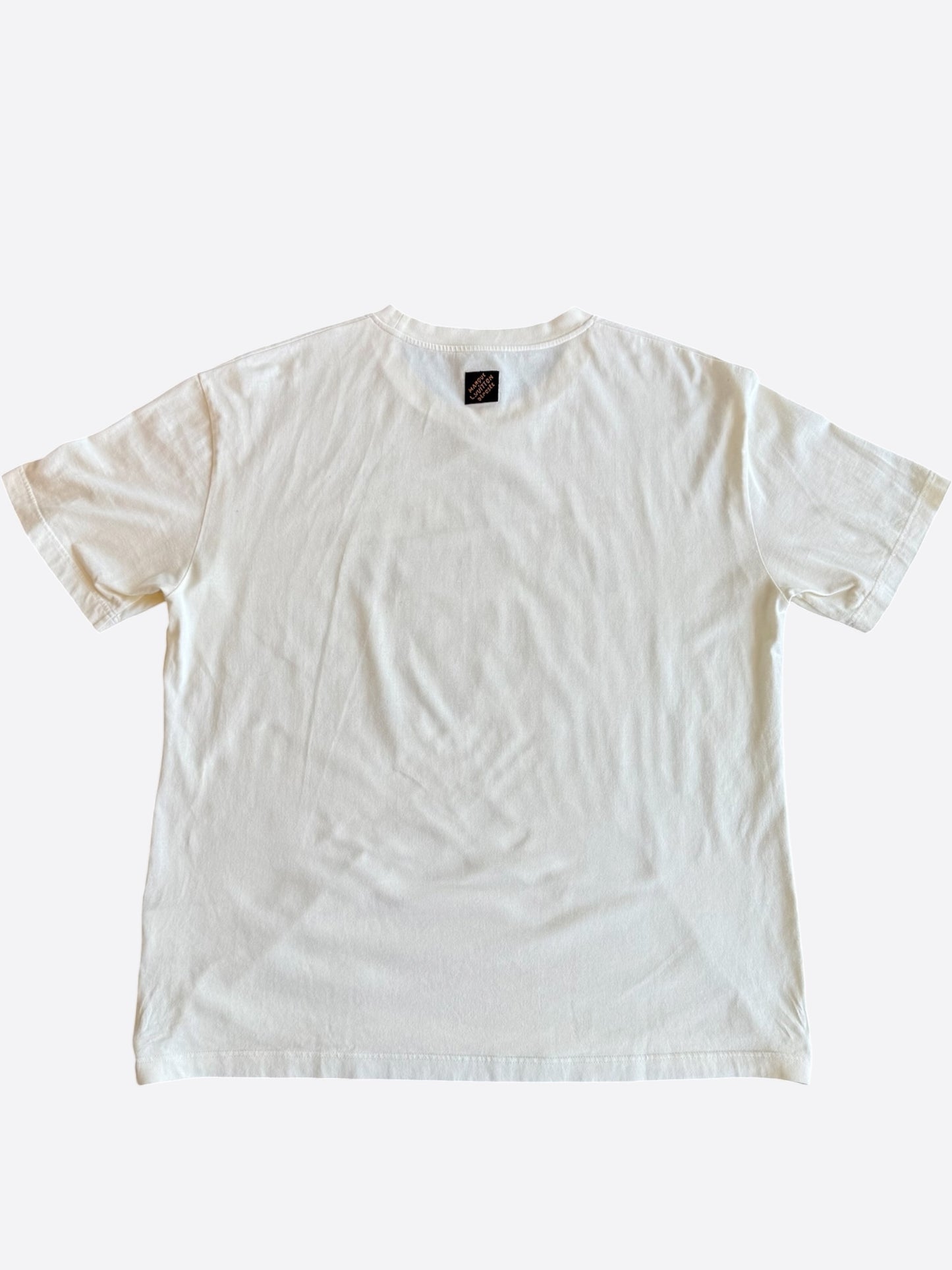 Louis Vuitton White & Blue Le Monde Est A Vous T-Shirt