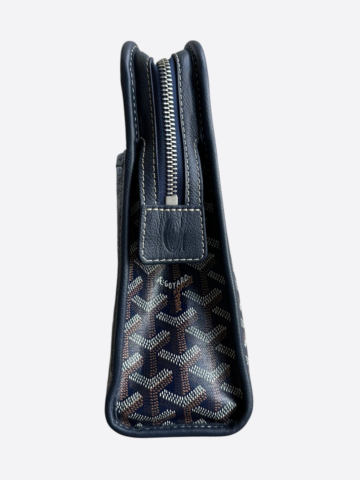 Goyard Navy Jouvence GM Toiletry Bag