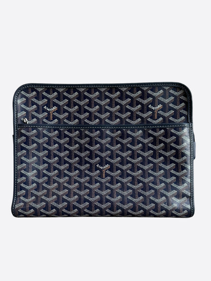 Goyard Navy Jouvence GM Toiletry Bag