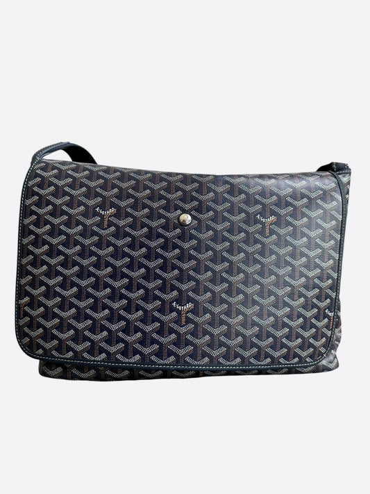 Goyard Navy Capetien MM Messenger Bag