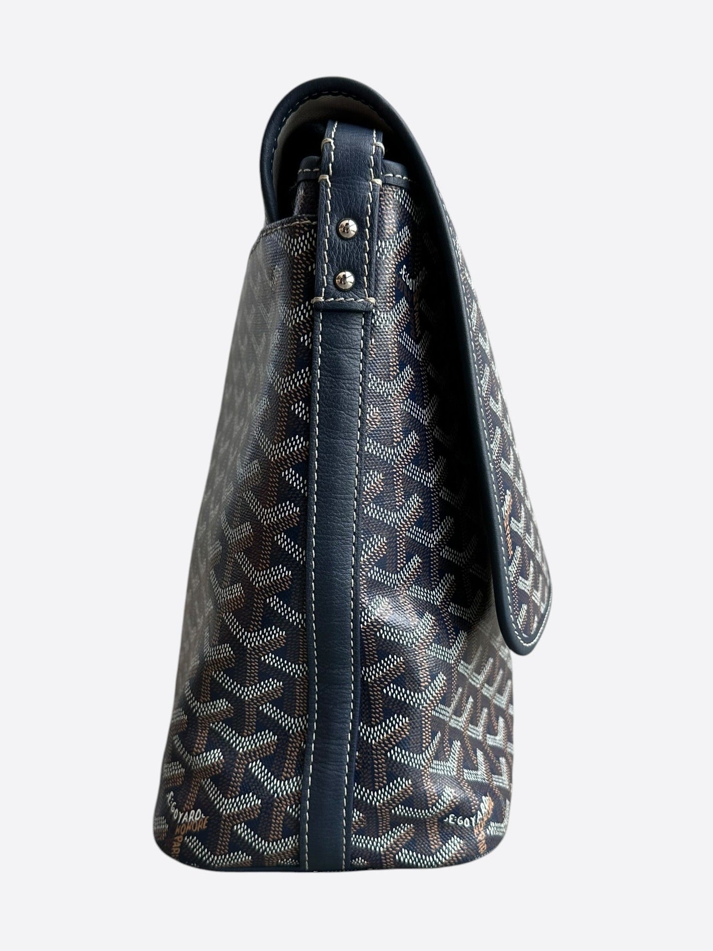 Goyard Navy Capetien MM Messenger Bag