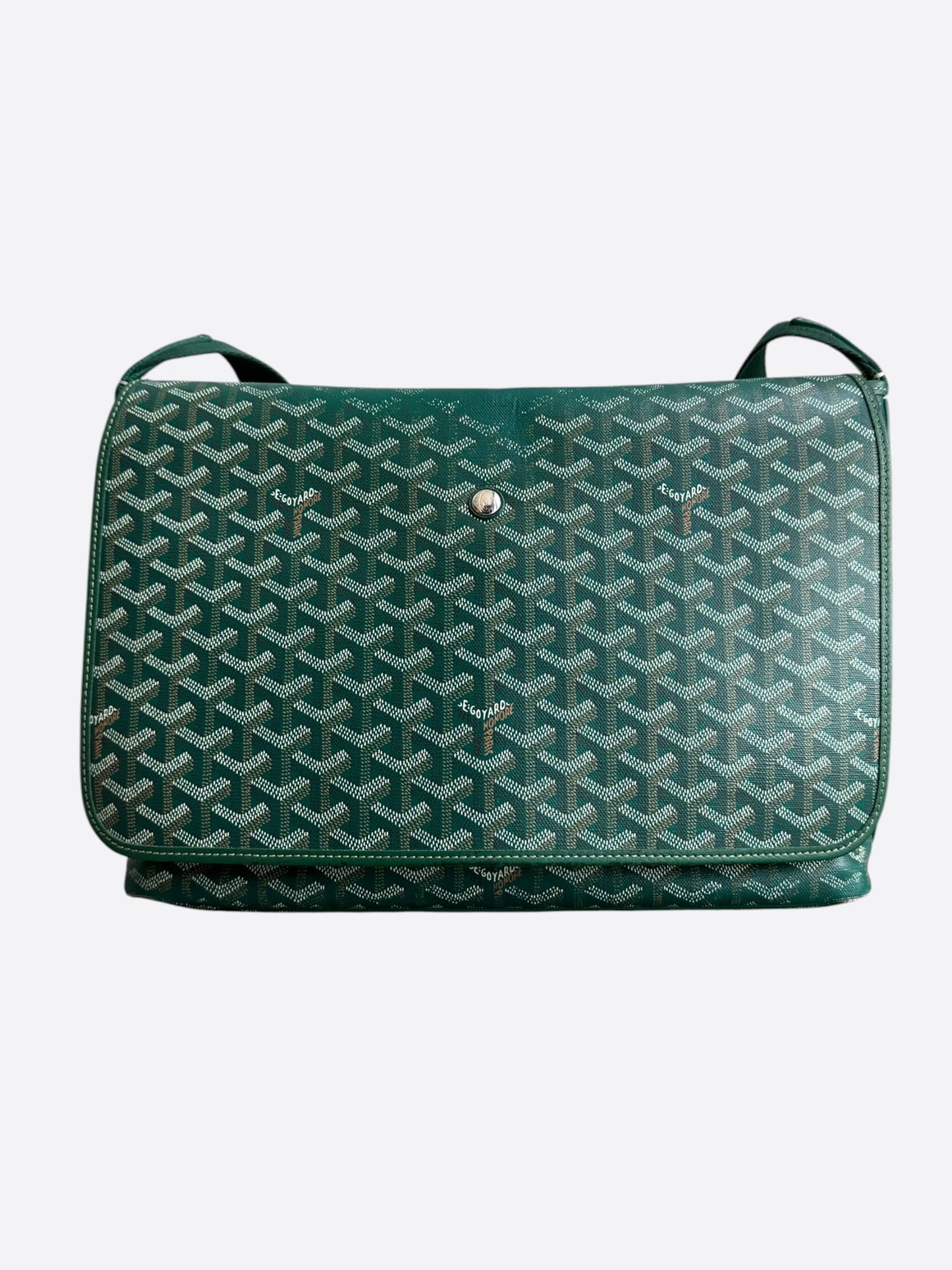 Goyard Green Capetien MM Messenger Bag
