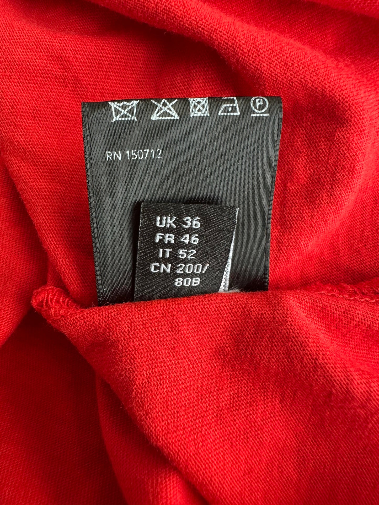 Amiri Red & White MA Core Logo T-Shirt
