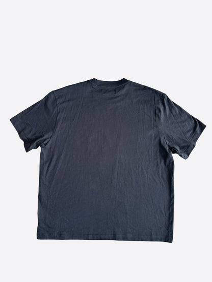 Amiri Black & White Stitch Logo T-Shirt
