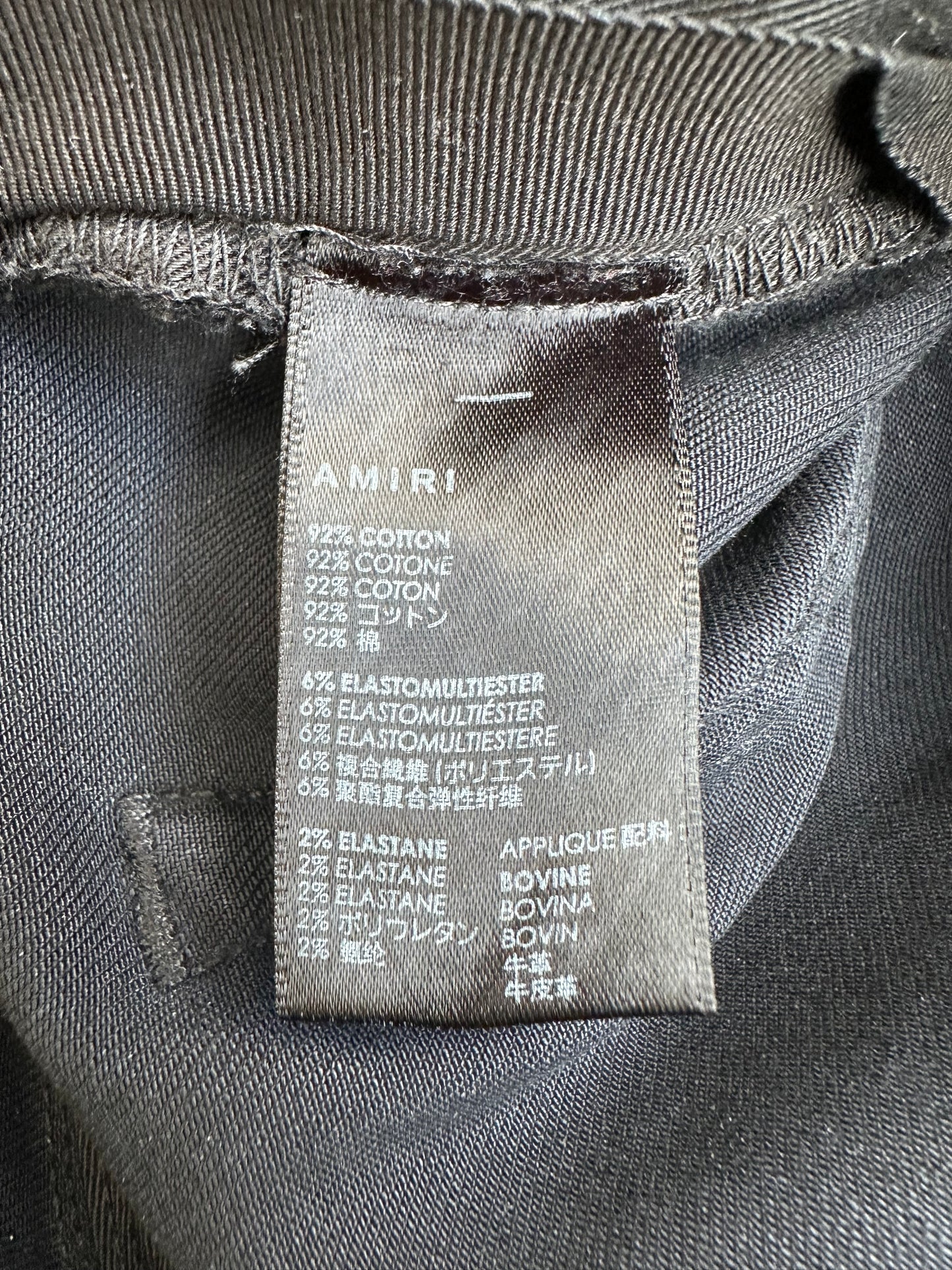 Amiri Black MA Repair Patch MX1 Jeans