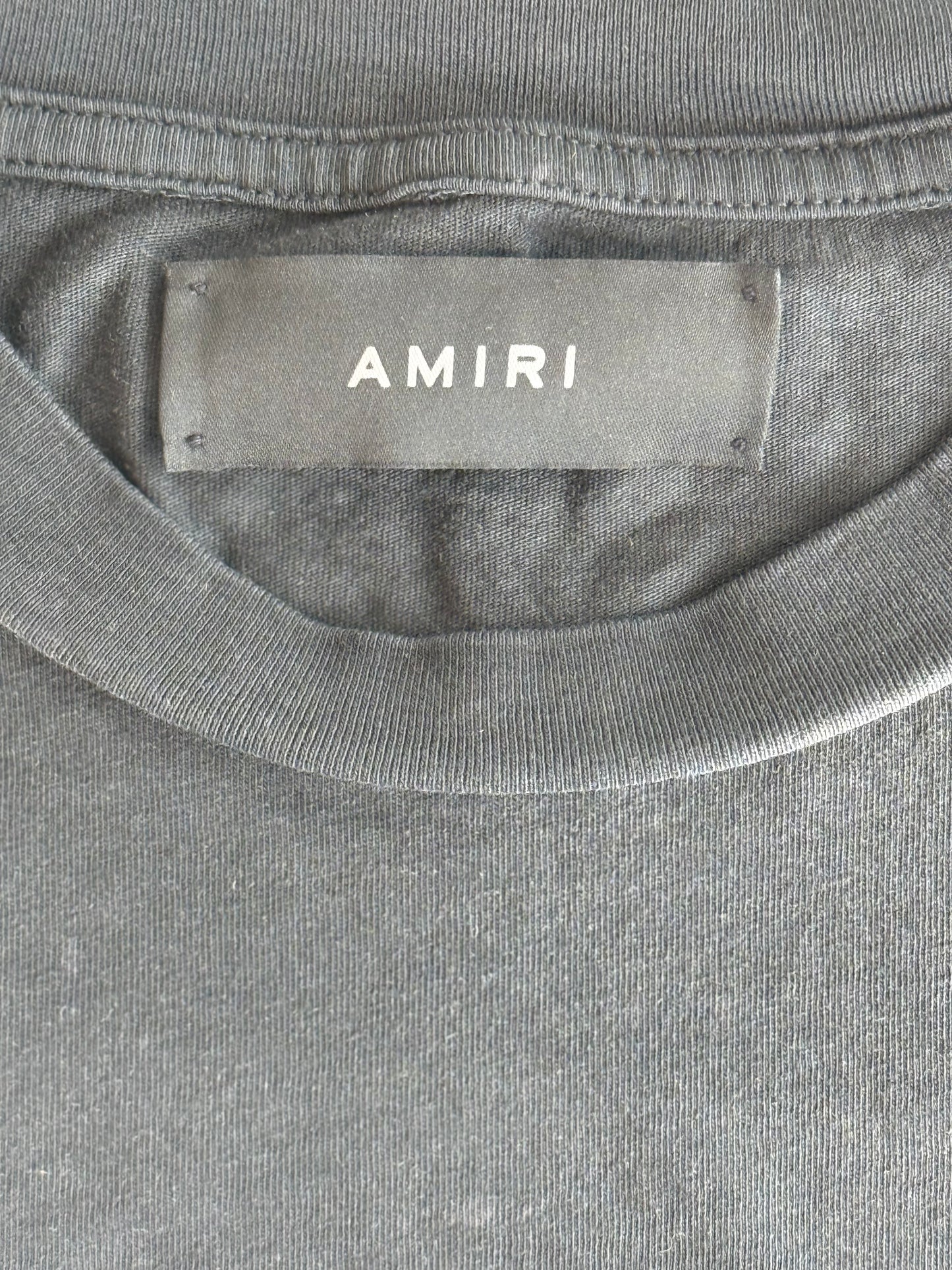 Amiri Black & White Tiger Logo T-Shirt