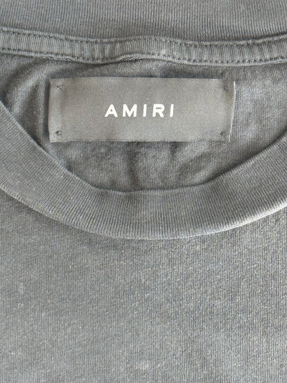 Amiri Black & White Tiger Logo T-Shirt