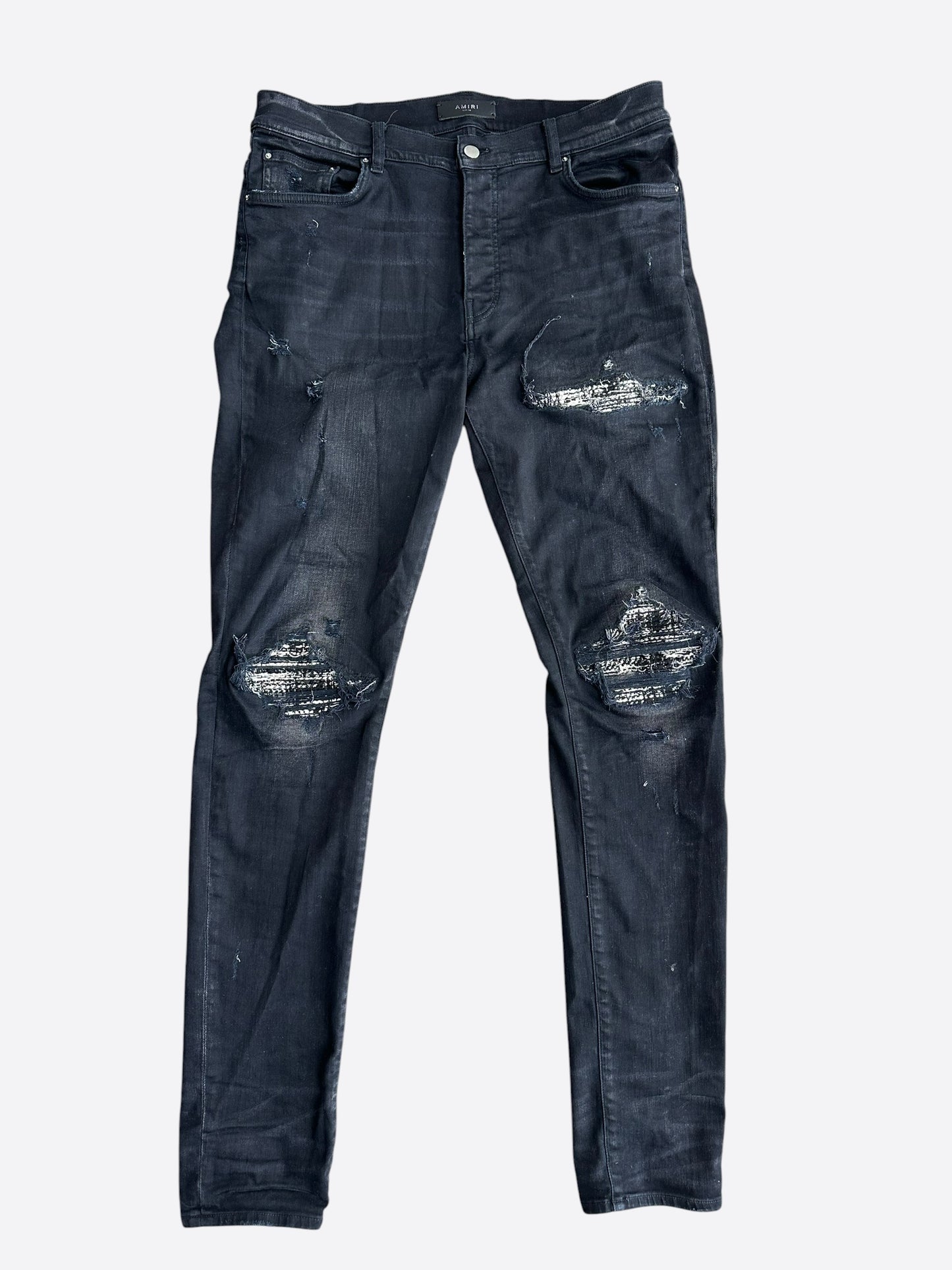 Amiri Black MA Repair Patch MX1 Jeans