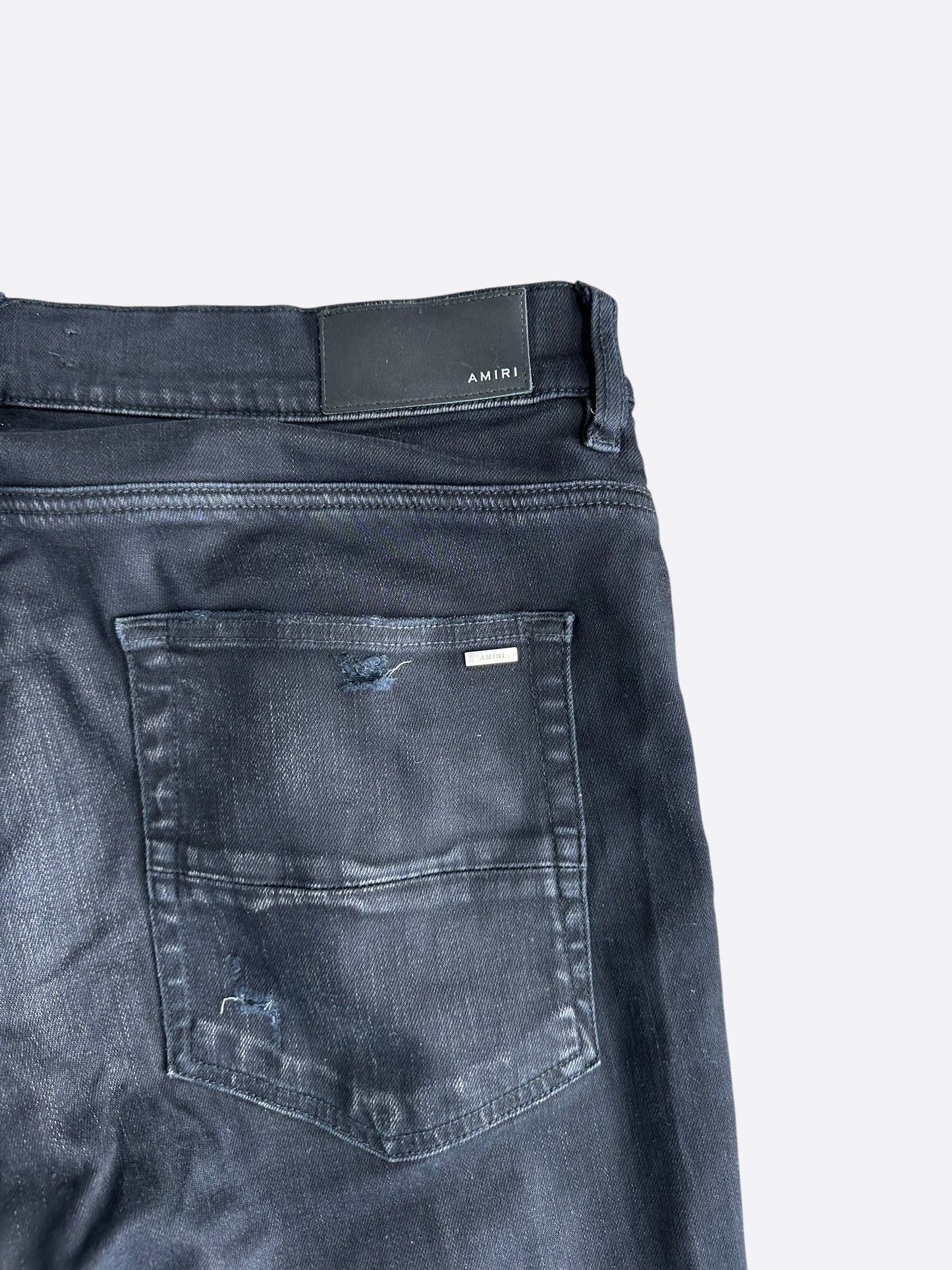 Amiri Black MA Repair Patch MX1 Jeans