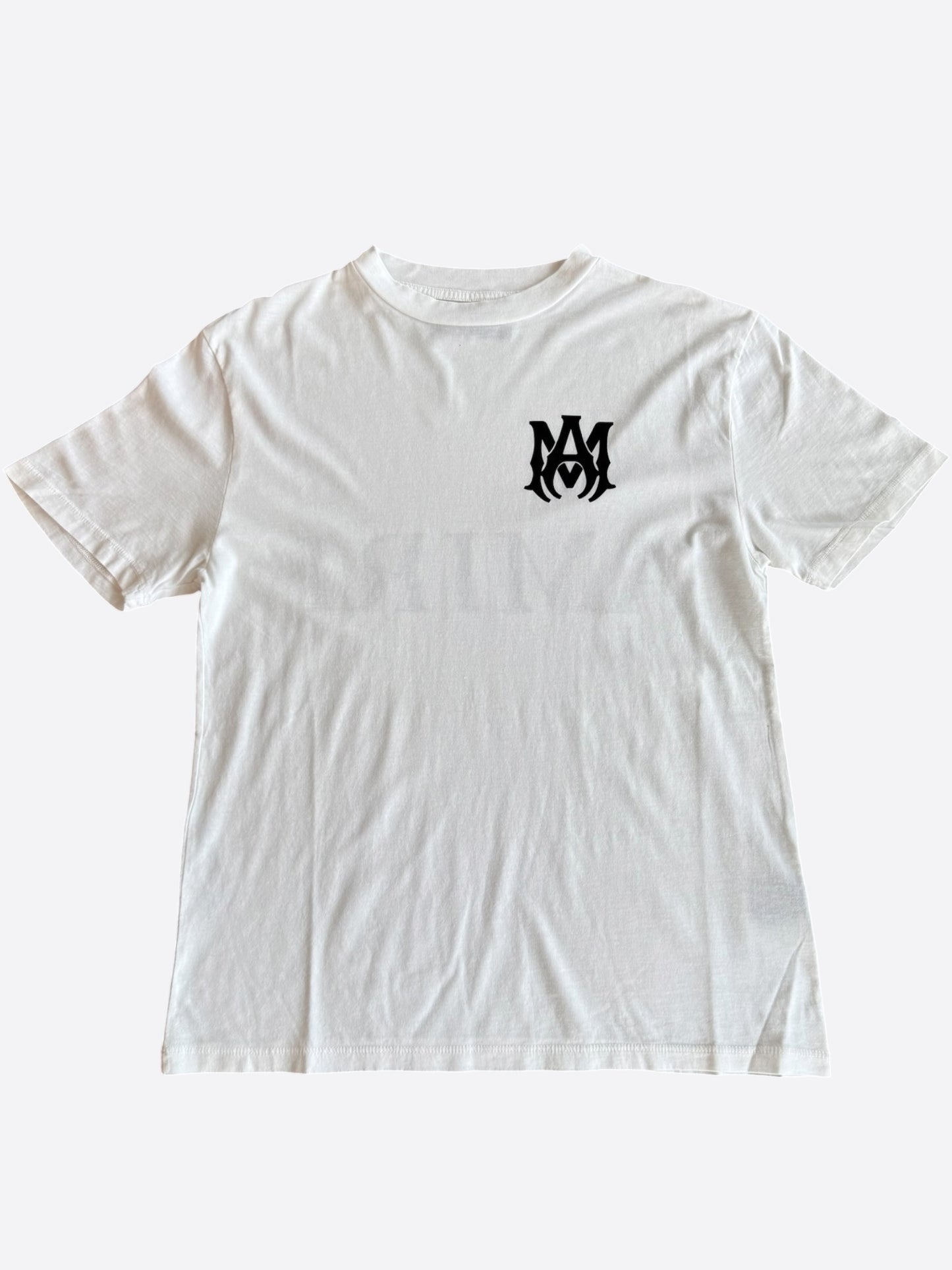 Amiri White & Black MA Core Logo T-Shirt