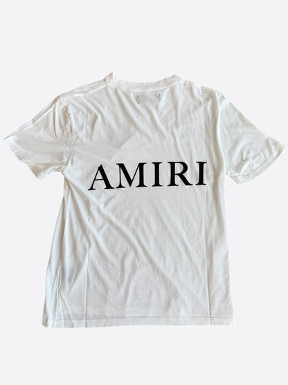 Amiri White & Black MA Core Logo T-Shirt
