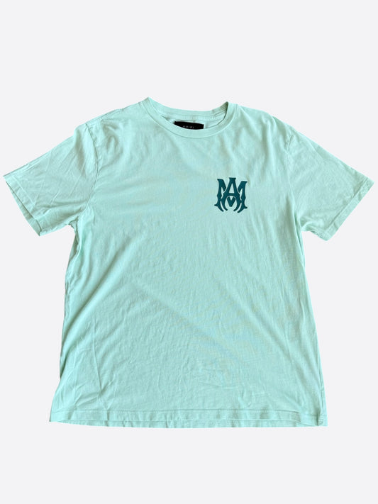 Amiri Light Green MA Core Logo T-Shirt