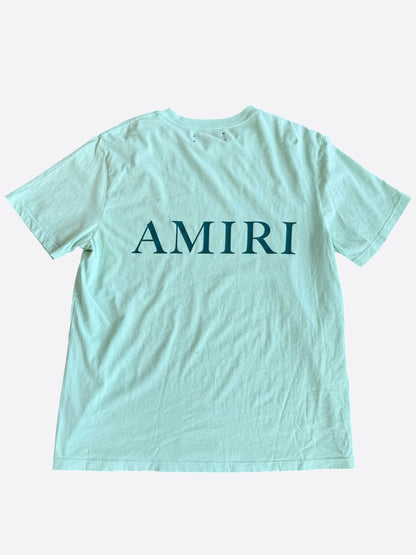 Amiri Light Green MA Core Logo T-Shirt