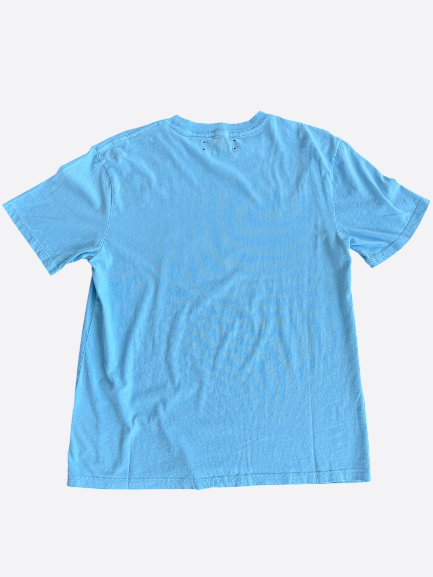 Amiri Blue & White Dragon Logo T-Shirt