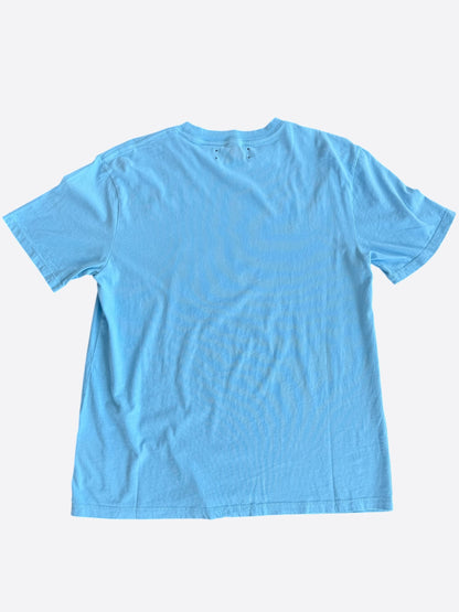 Amiri Blue & White Dragon Logo T-Shirt